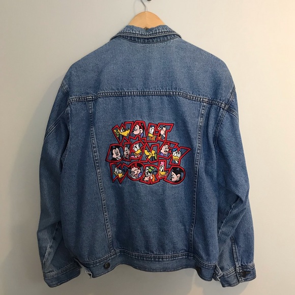 Disney Jackets & Blazers - RARE Vintage Disney Parks Denim Jean Jacket L